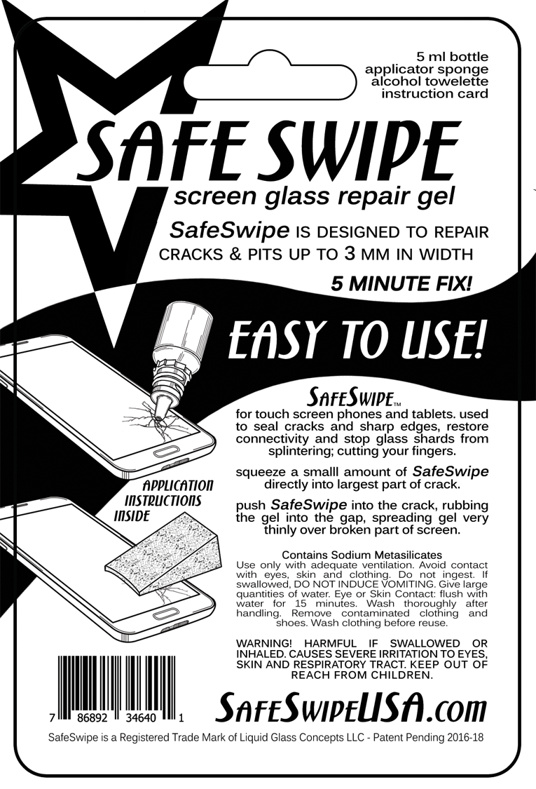 Safe Swipe back Cover